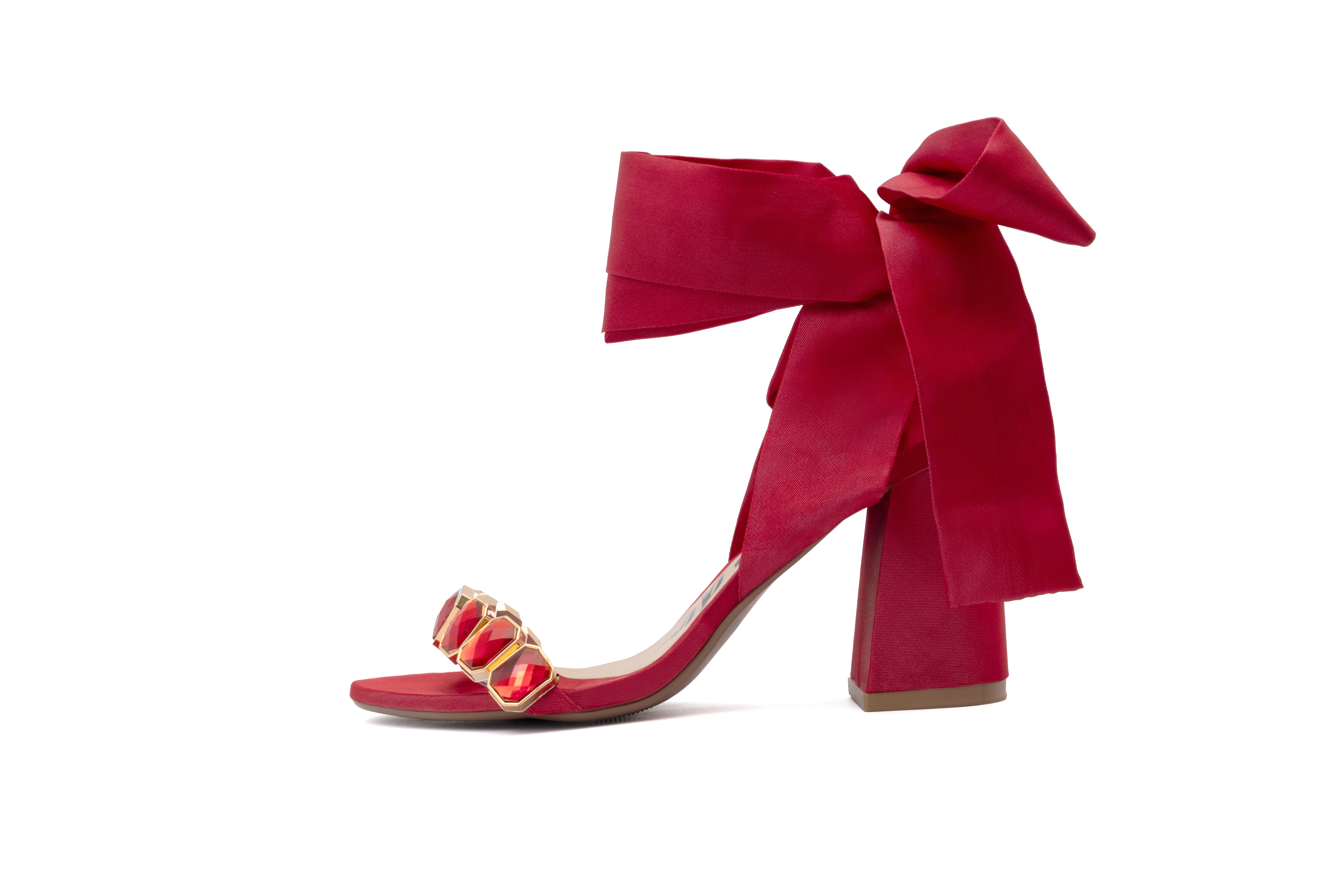 Crimson red sandals