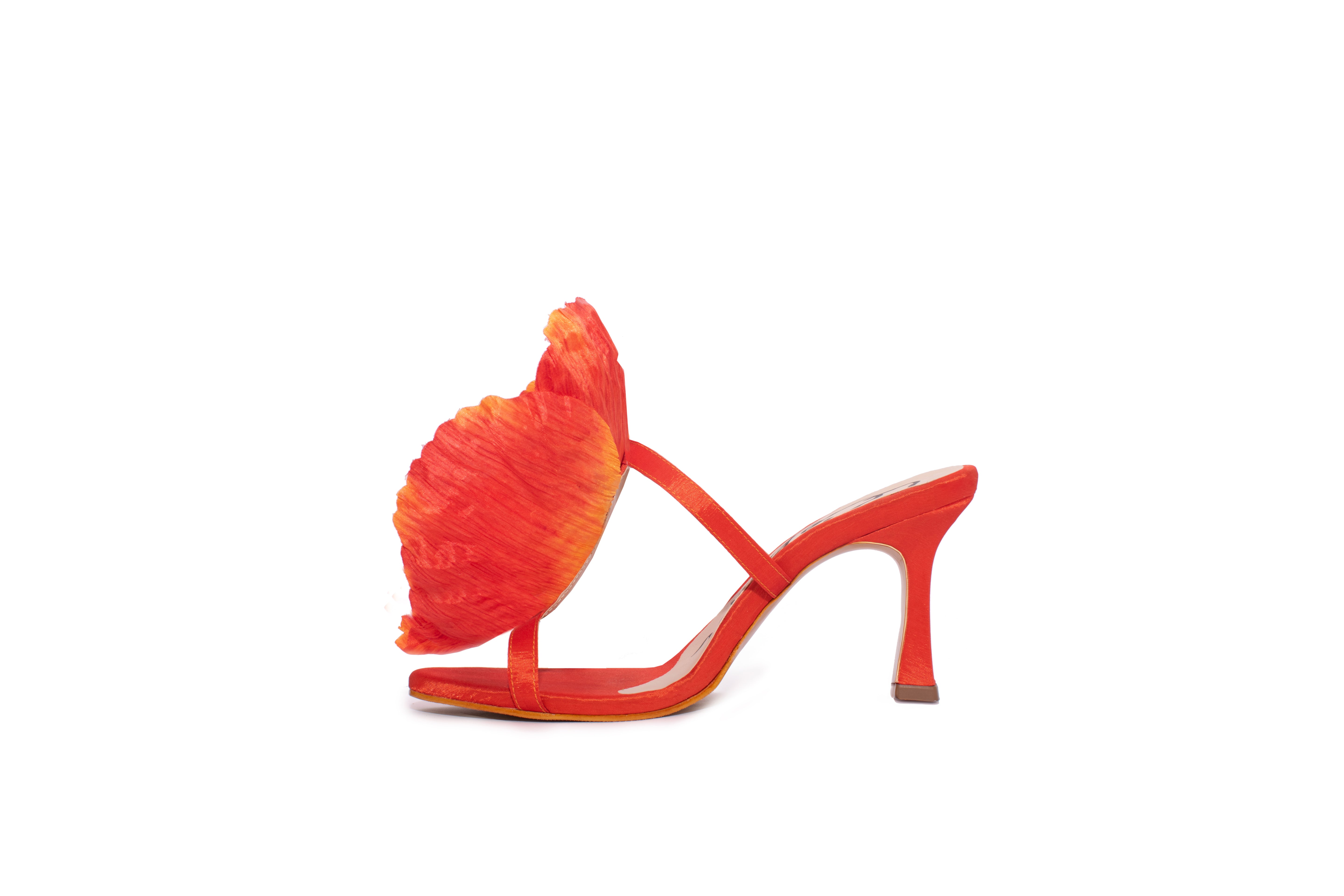 Amapola Orange Heels
