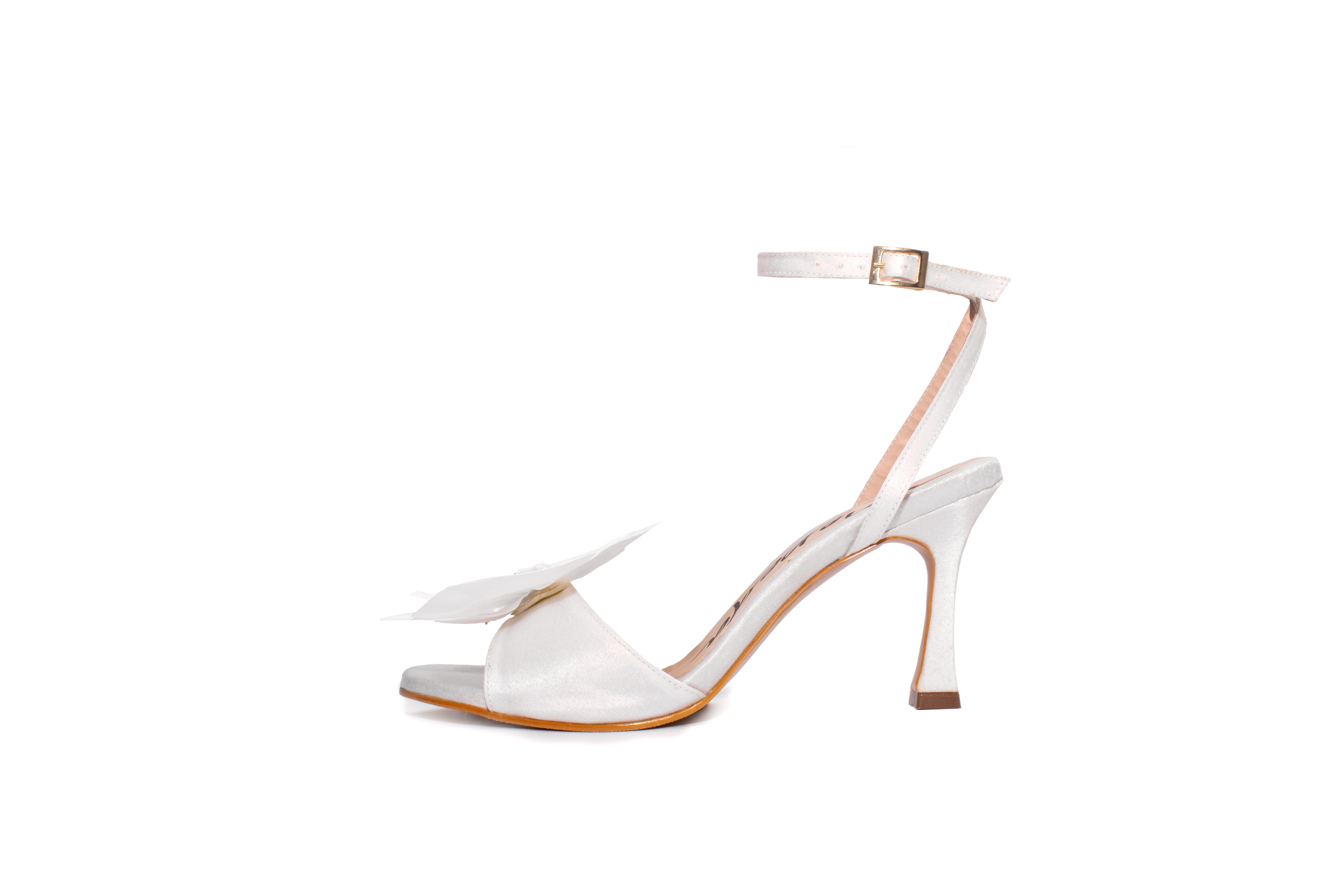 White Orchid Heels