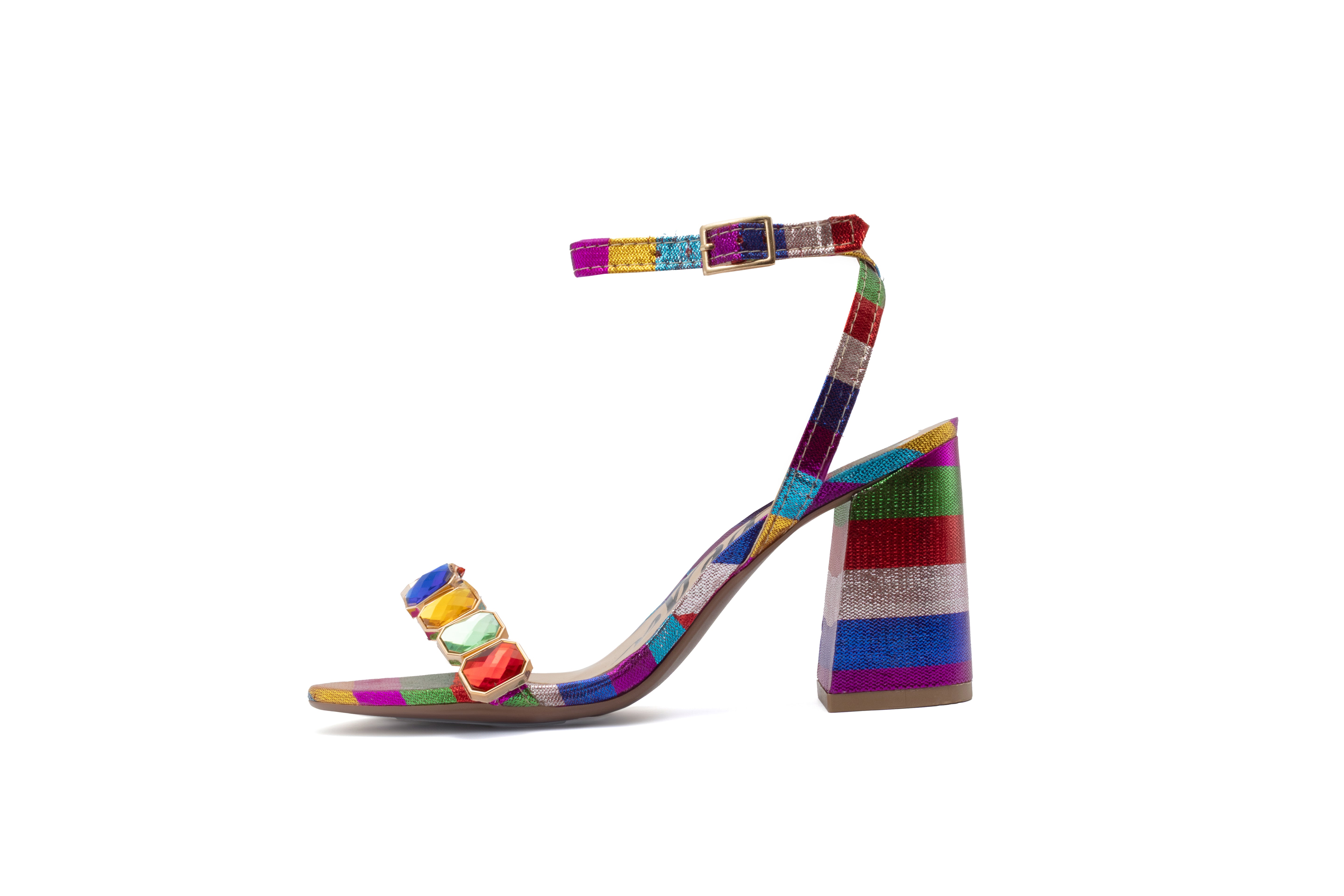Dotty rainbown sandals