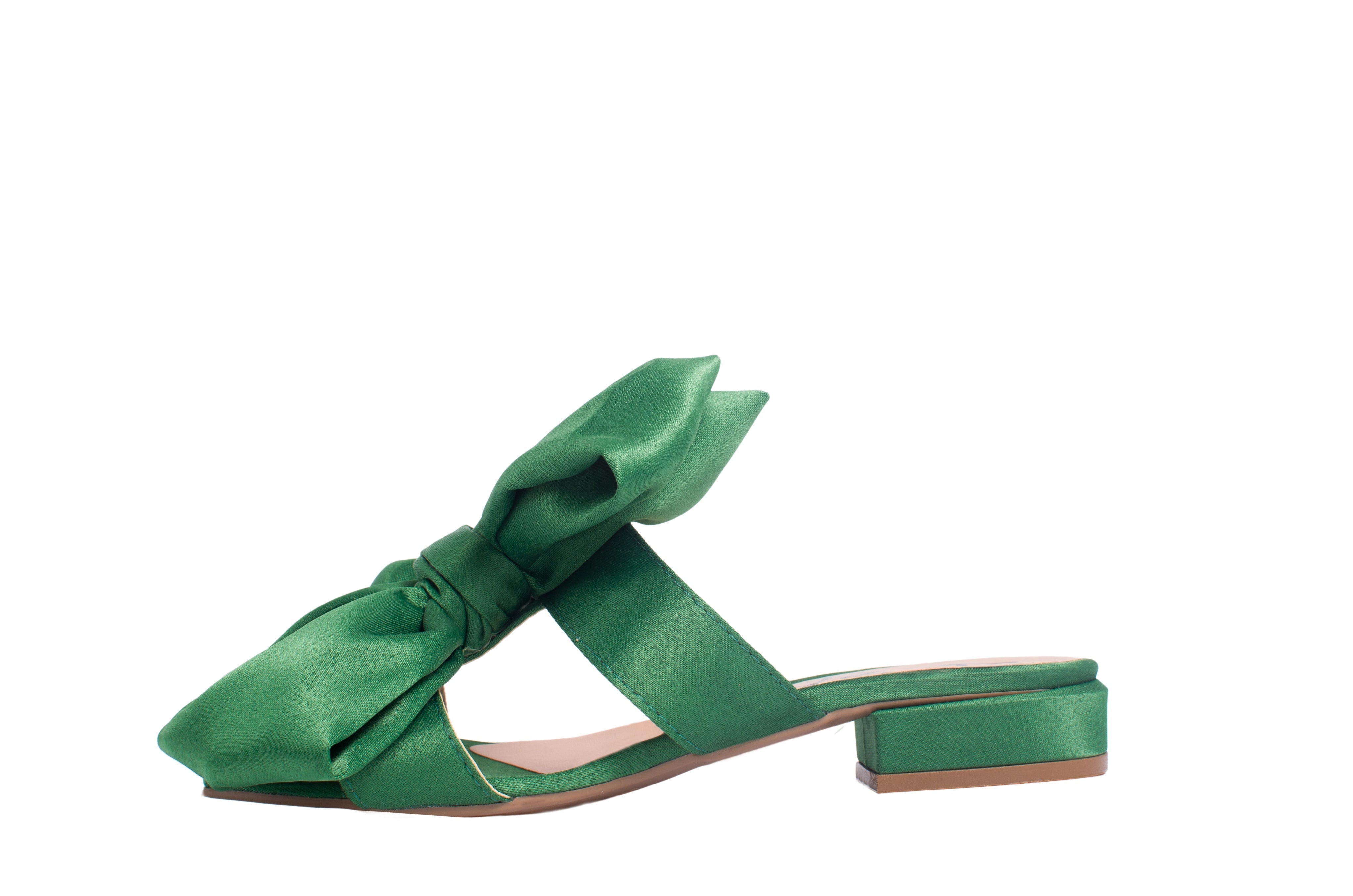 Malala Square Sandals Green