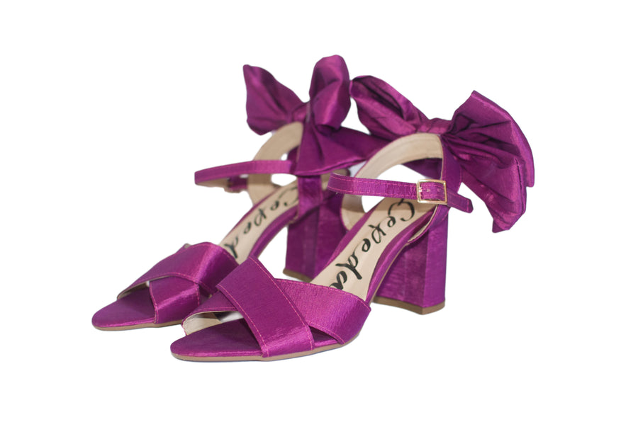 Merle magenta sandals