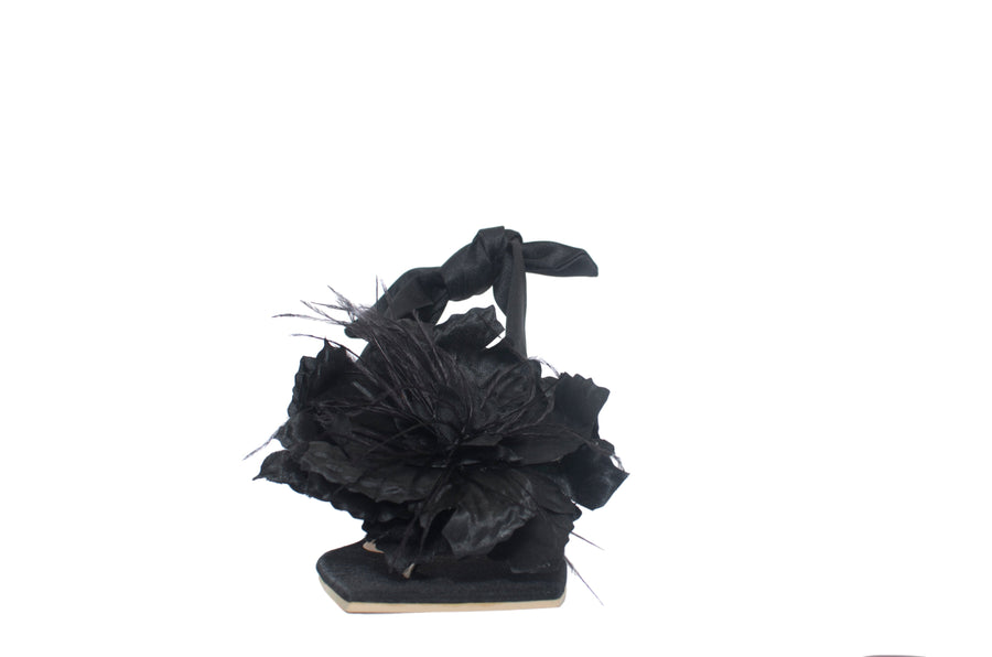 Mai Square Sandals Black